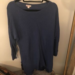Blue Sweater Tunic